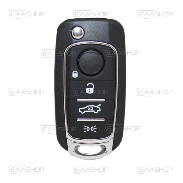 Folding Remote Control Shell Fiat 4 Button - Sip22 Profile