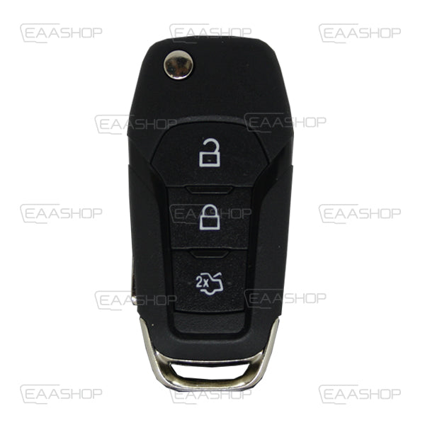Folding Remote Control Shell Ford 3 Button - Profile Hu101