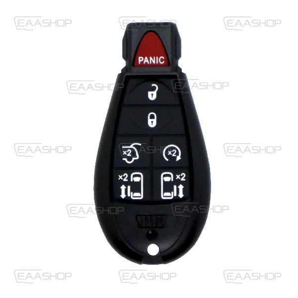 Coque Télécommande Keyless 6 Boutons Chrysler (Lame Cy24)