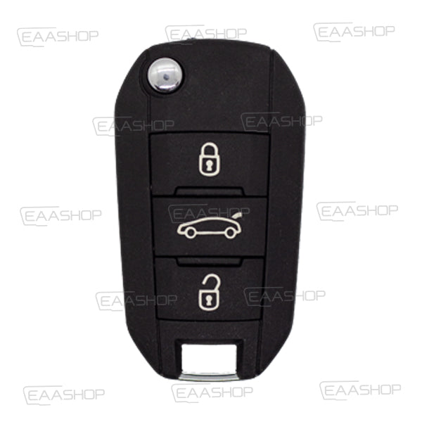 Controlo remoto dobrável Citroën 3 botões
