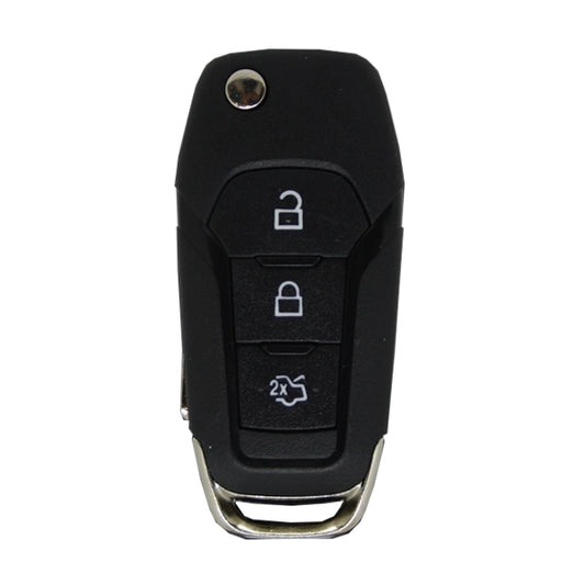 Folding Remote Control Shell Ford 3 Button  - Profile Hu101