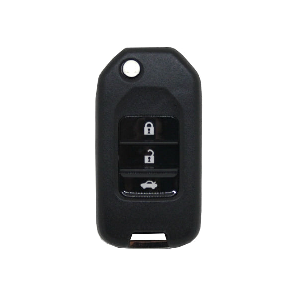 Caixa de controle remoto dobrável Honda com 3 botões - Perfil Hon66