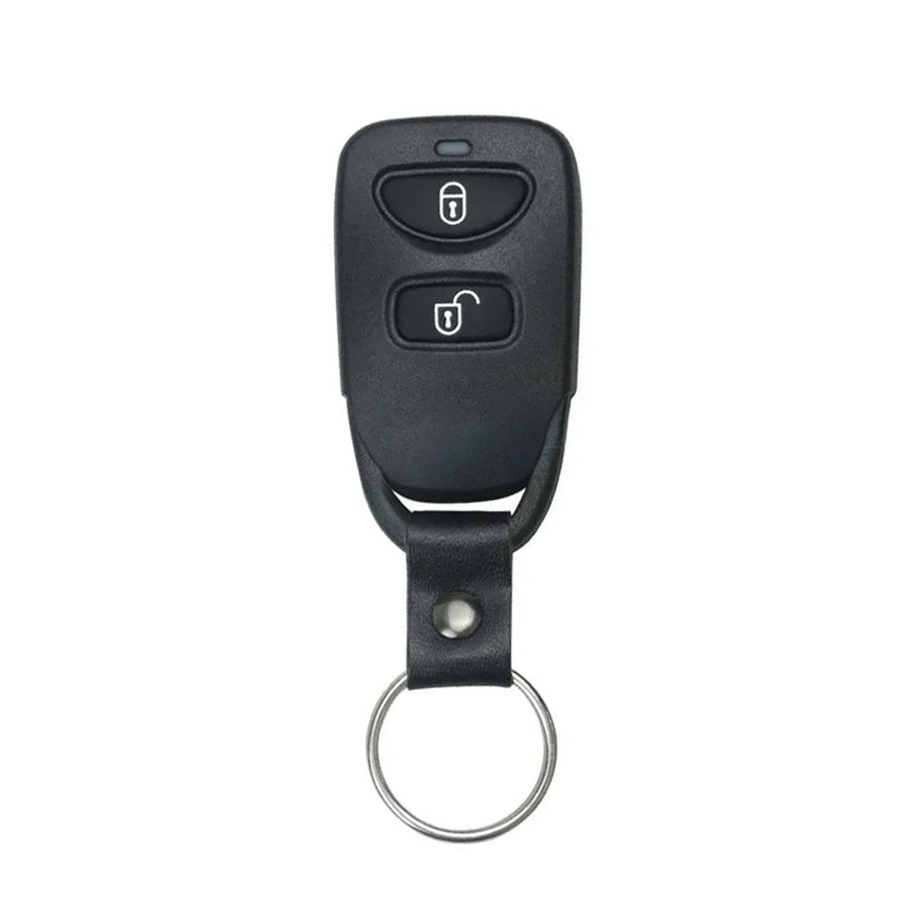 Hyundai Kia 2+1 Button Key Fob Remote Control Case - Built-in Battery Holder