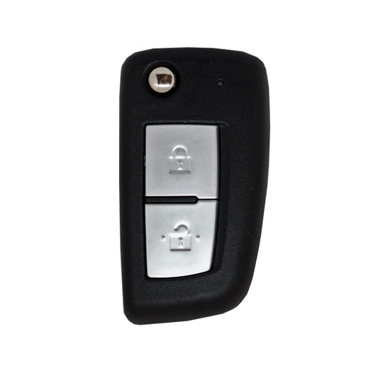 Folding Remote Control Shell Nissan 2 Button  - Nsn14 Profile