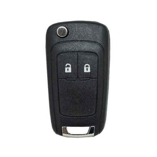 Carcasa De Mando Plegable 2 Botones Opel - Perfil Hu100
