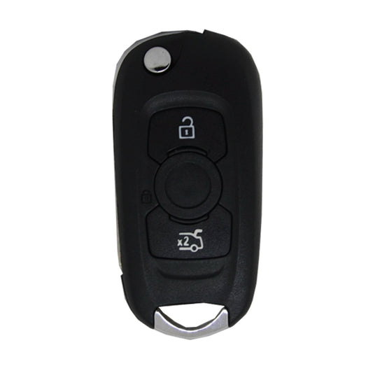 Folding Remote Control Shell Opel 3 Button  - Hu100 Profile