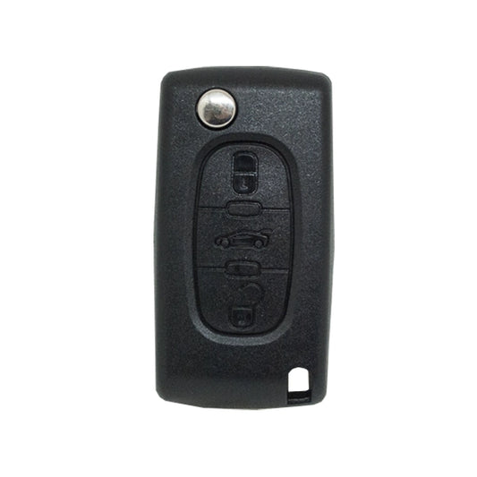 Carcasa De Mando Plegable 3 Botones Citroen Peugeot Fiat Psa - Perfil Va2 Baul
