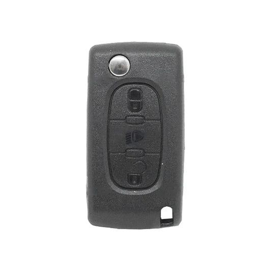 Folding Remote Control Shell Citroen 3 Button - Va2 Profile