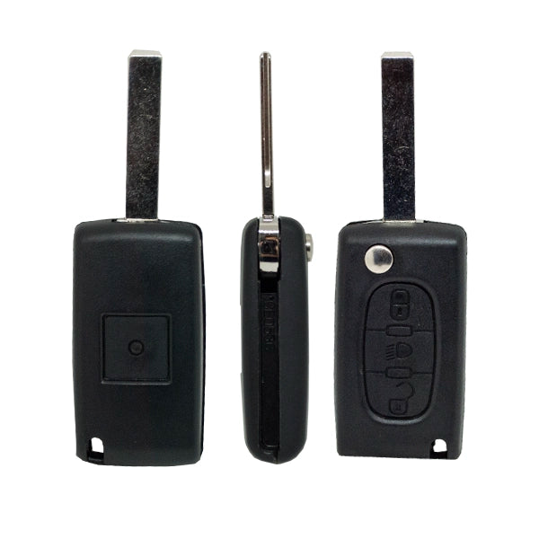 Guscio di Comando Pieghevole 3 Pulsanti Citroen - Profilo Hu83