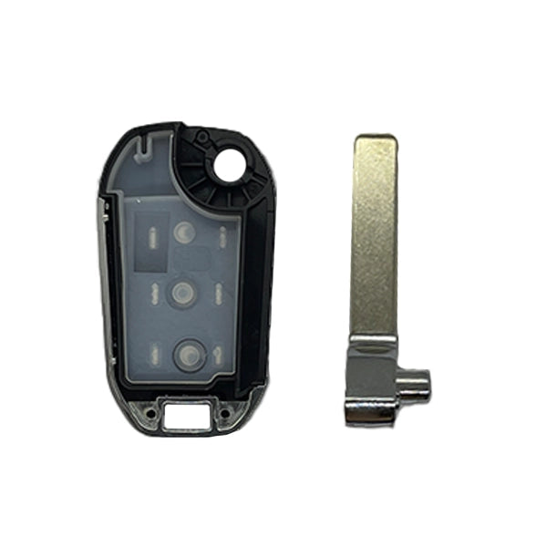 Guscio di Comando Pieghevole 3 Pulsanti Peugeot - Profilo Hu83 Luce