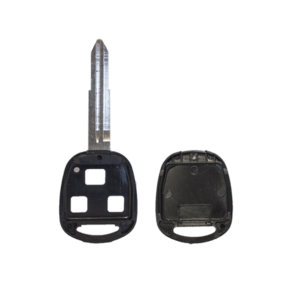 Toyota 3 Button Fixed Remote Control Housing - Toy41R-Toy38R Profile