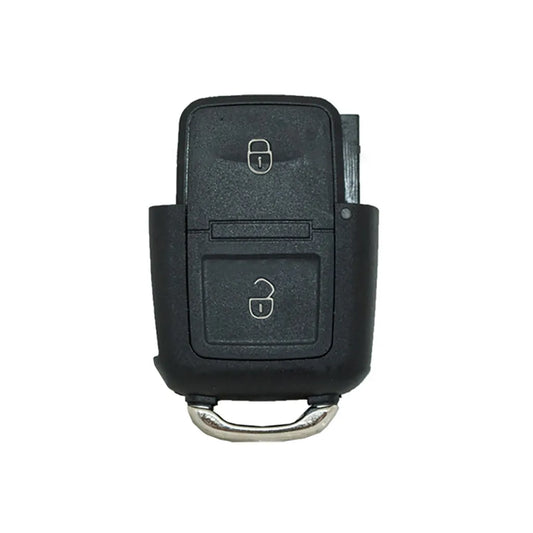 Folding Remote Control Shell 2 Buttons Volkswagen