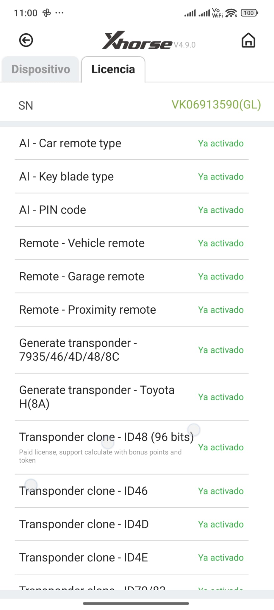 Pack 3 fichas diárias ID48 - Licença anual