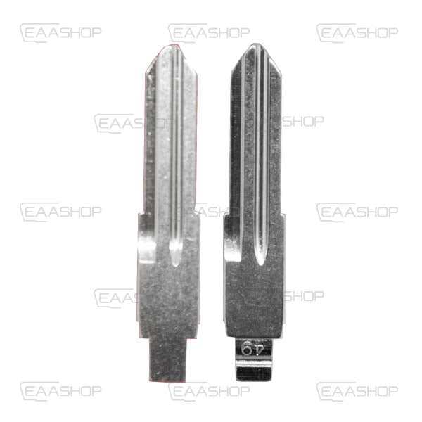 Lámina para comando dobrável xhorse Keydiy - Hu46