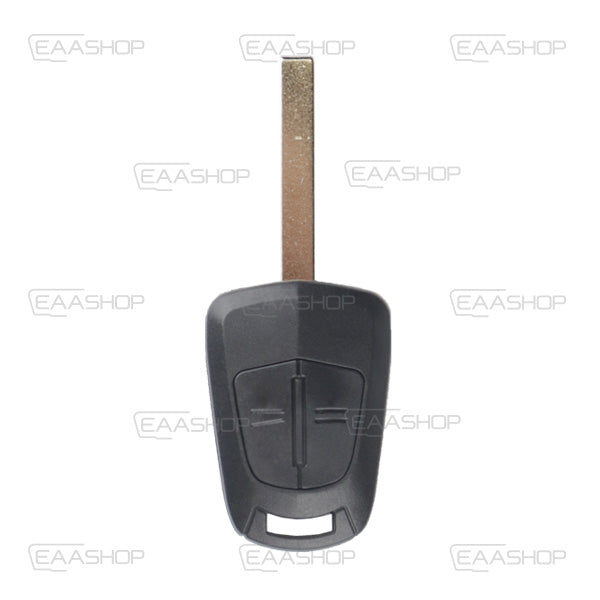 Coque Télécommande Fixe 2 Boutons Opel (Lame Hu100)