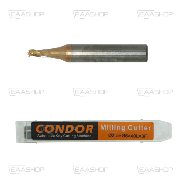 2.5 Mm Milling Cutter For Carving With Dolphin, Minicondor Plus, Xp007, Xc002