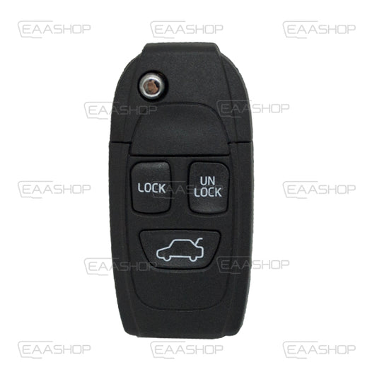 Folding Remote Control Shell Volvo 3 Button  - Ne66 Profile