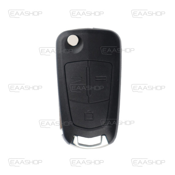 Folding Remote Control Shell Opel 3 Button - Hu100 Profile