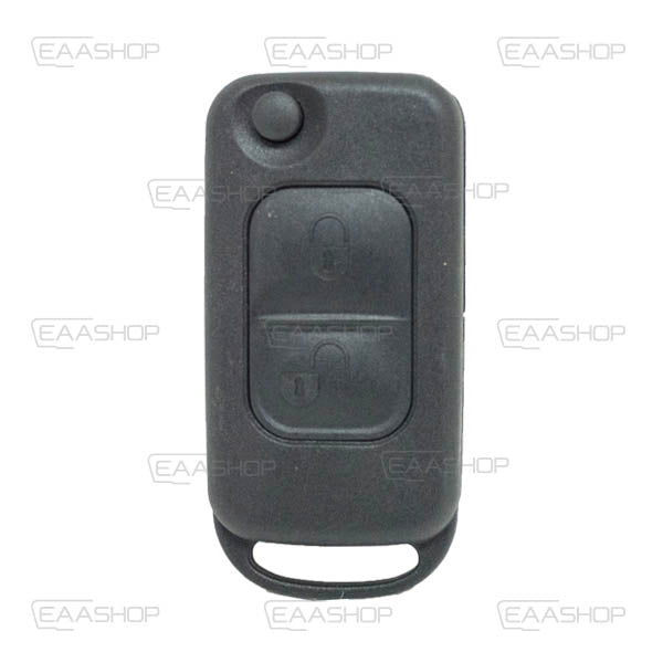 Folding Remote Control Shell Mercedes Benz 2 Button - Hu64 Profile