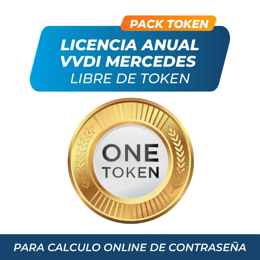 Token Pack, Vvdi Mercedes Annual License Free Token for Online Password Calculation