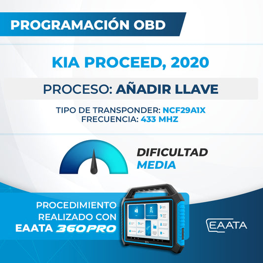 Programmazione OBD - KIA Proceed, 2020 - Aggiungi chiave