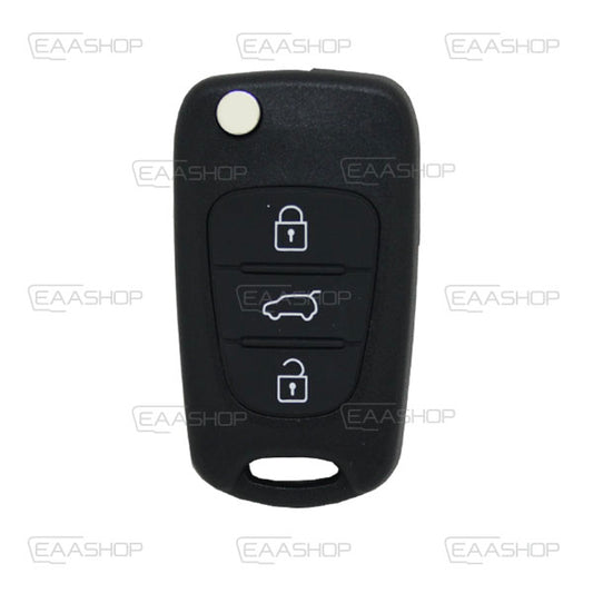 Caixa de controle remoto dobrável 3 botões Hyundai / Kia - Perfil Hyn14R