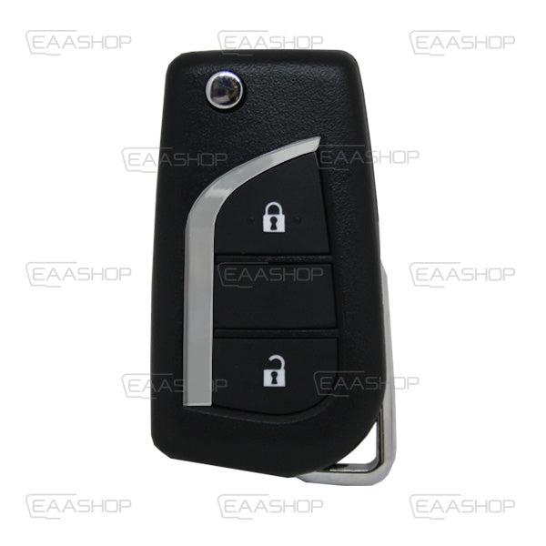 Folding Remote Control Toyota 2 Button - VA2 Profile
