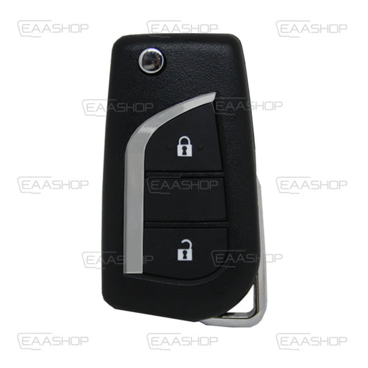 Folding Remote Control Toyota 2 Button - VA2 Profile