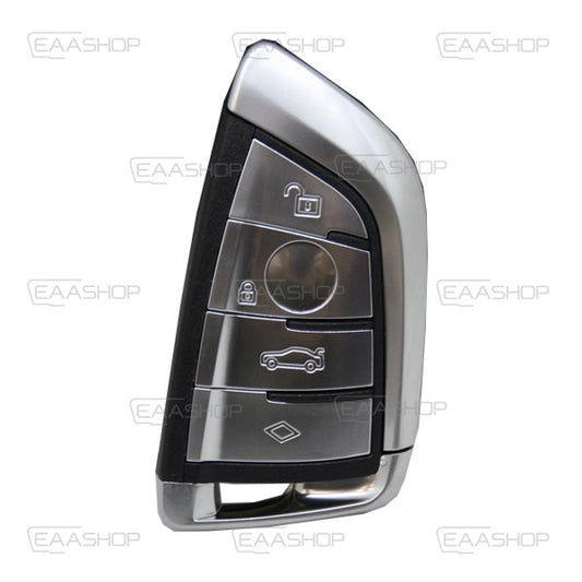 Keyless Remote Control Housing 4 Buttons Bmw - Profile Hu100R Gray