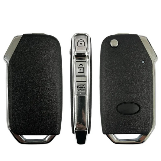Folding Remote Control Shell Kia 3 Button - Profile Kia9te / Hu134