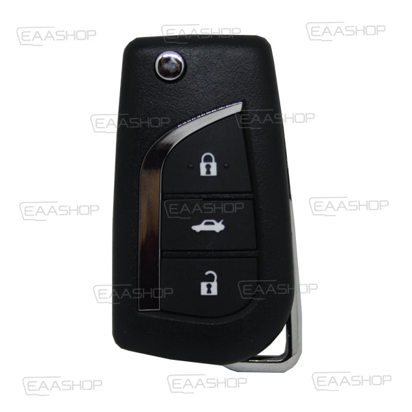 Folding Remote Control Shell Toyota 3 Button - Va2 Profile