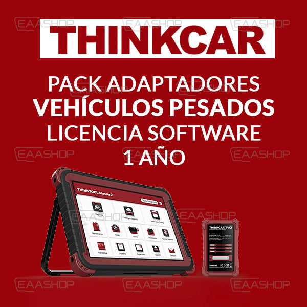 Pack Adaptadores Para Veh. Pesados & Licencia De Software 1 Año Para Thinktool Master 2