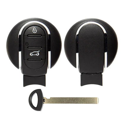 Carcasa De Mando Keyless 3 Botones Mini - Perfil Hu100R