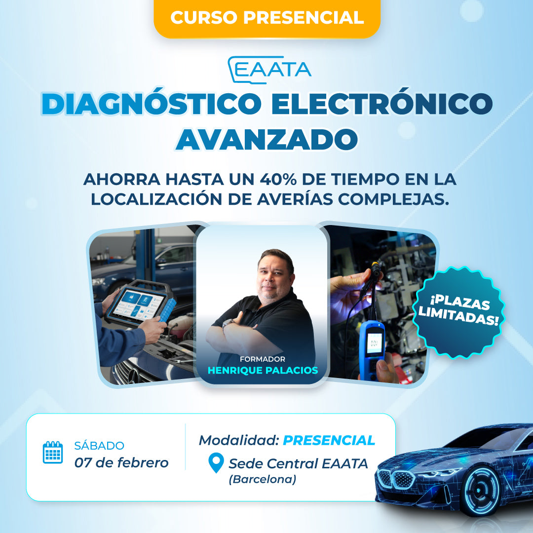 Curso - Diagnóstico Electrónico Avanzado - 7 Febrero 2026 - Presencial Barcelona