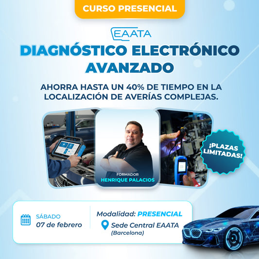 Curso - Diagnóstico Electrónico Avanzado - 7 Febrero 2026 - Presencial Barcelona