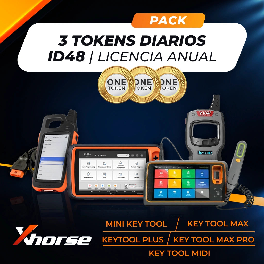 Pack 3 fichas diárias ID48 - Licença anual