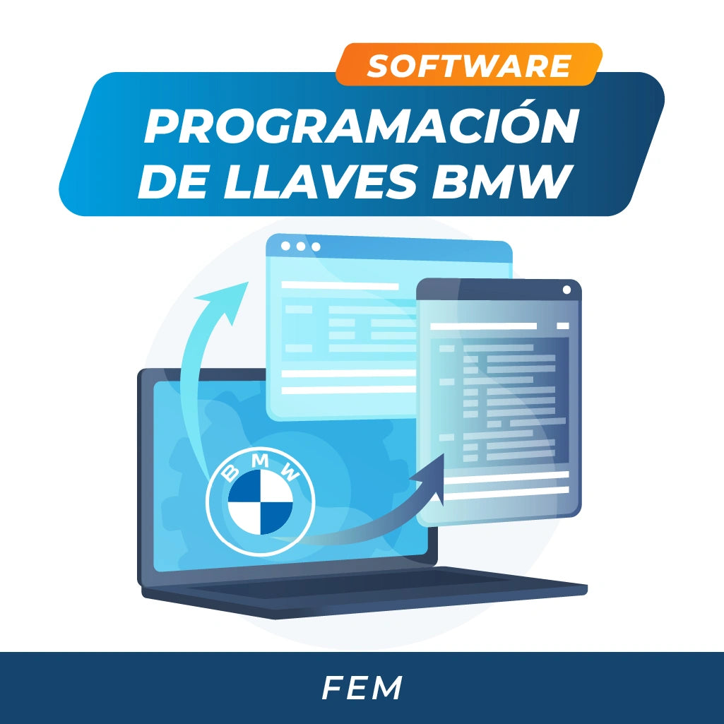 Software de programação de chaves Bmw Fem