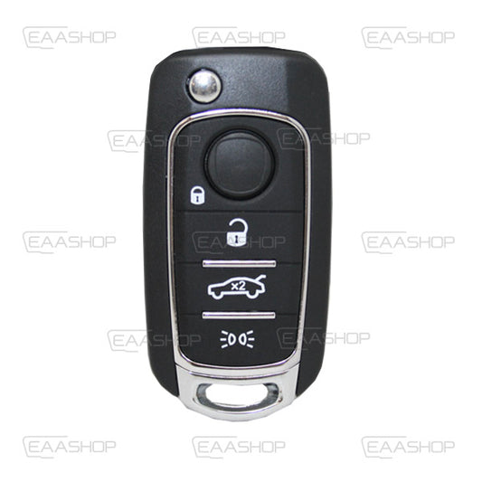 Folding Remote Control Shell Fiat 4 Button  - Sip22 Profile