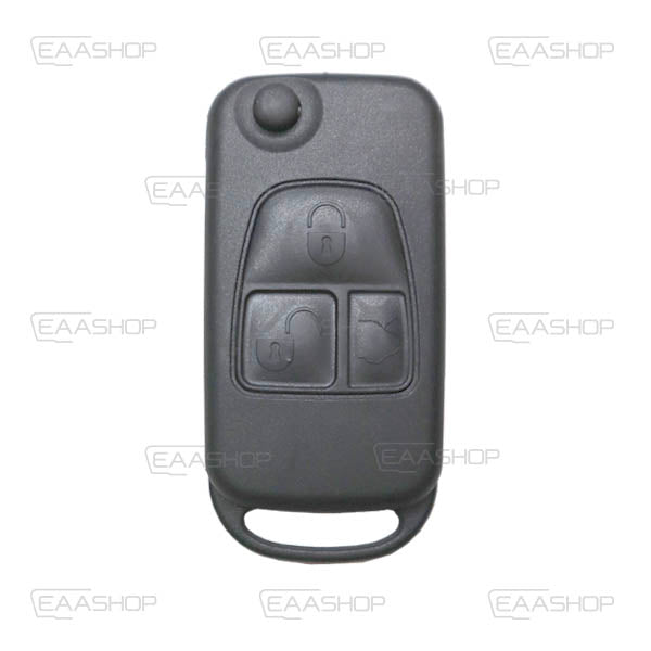 Folding Remote Control Shell Mercedes Benz 3 Button - Hu64 Profile