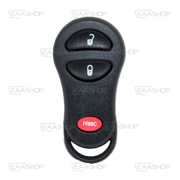 Keychain Remote Control Shells 2+1 Buttons Chrysler - Dodge - Jeep