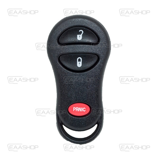 Keychain Remote Control Shells 2+1 Buttons Chrysler - Dodge - Jeep