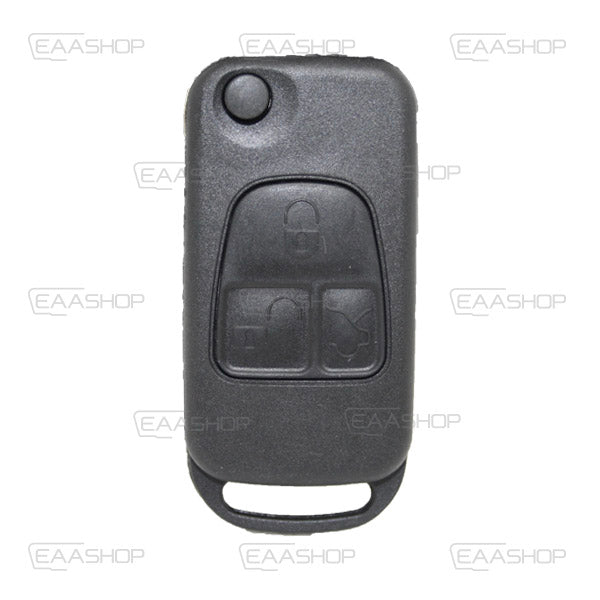 Folding Remote Control Shell Mercedes Benz 3 Button - Hu64 Profile