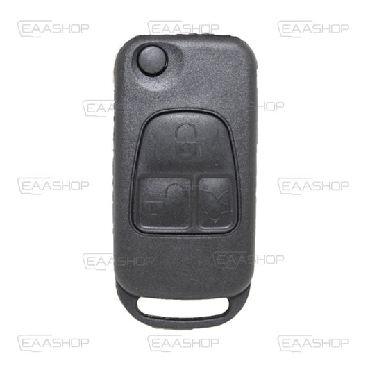 Folding Remote Control Shell Mercedes Benz 3 Button - Hu64 Profile