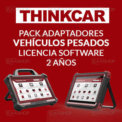 Pack Adaptadores Para Veh. Pesados & Licencia De Software 2 Años Para Thinktool Max / Master X