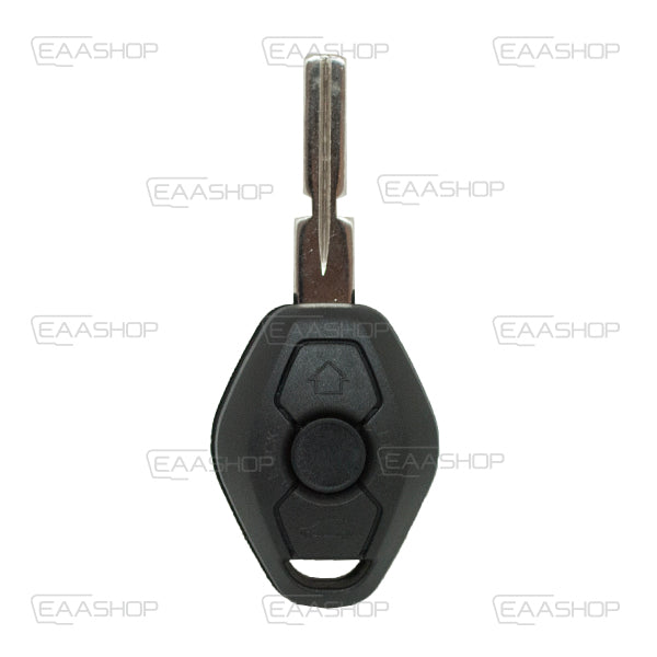 Bmw 3 Button Fixed Remote Control Housing - Hu58 Profile