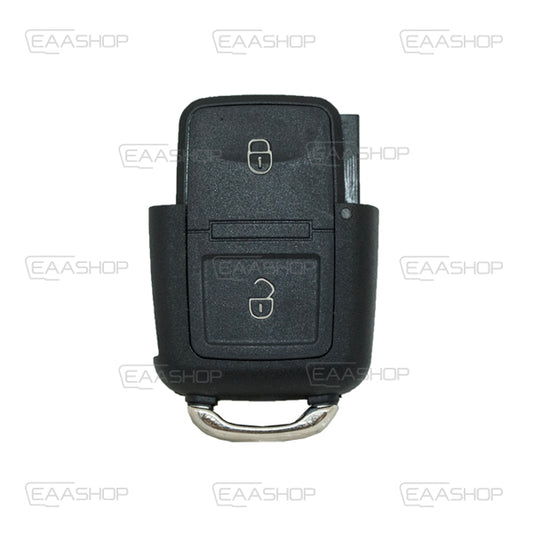 Folding Remote Control Shell 2 Buttons Volkswagen
