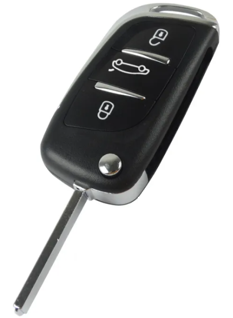 Folding Remote Control 3 Button Psa Convertible - Va2 Profile
