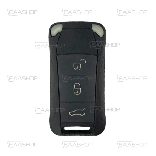 Folding Remote Control Shell Porsche 3 Button - Hu66 Profile