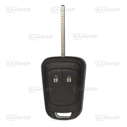Opel 2 Button Fixed Remote Control Housing - Hu100 Profile