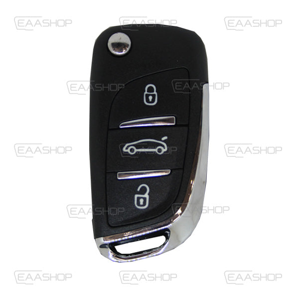 Folding Remote Control Shell Citroen 3 Button